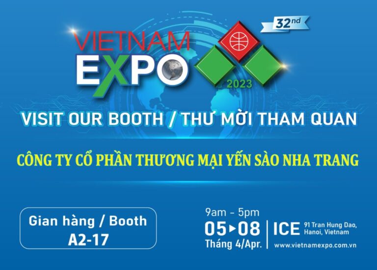 Yến sào Hòn Ngọc Việt Nha Trang tham dự Hội Chợ Thương Mại Quốc Tế 2023