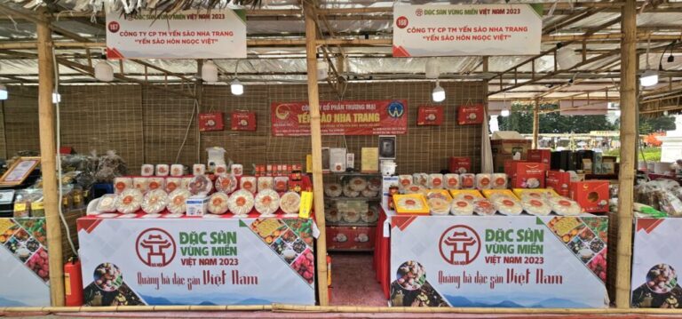 Yến sào Nha Trang Hòn Ngọc Việt tham gia hội chợ Đặc sản vùng miền Việt Nam 2023