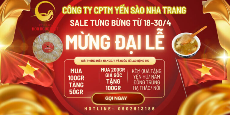 Khuyến mãi cực sốc chào mừng 50 năm ngày giải phóng Miền Nam 30/4!