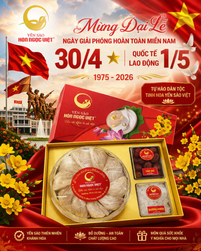 RỰC RỠ ĐẠI LỄ - KHUYẾN MÃI "CHẤN ĐỘNG" CÙNG YẾN SÀO HÒN NGỌC VIỆT